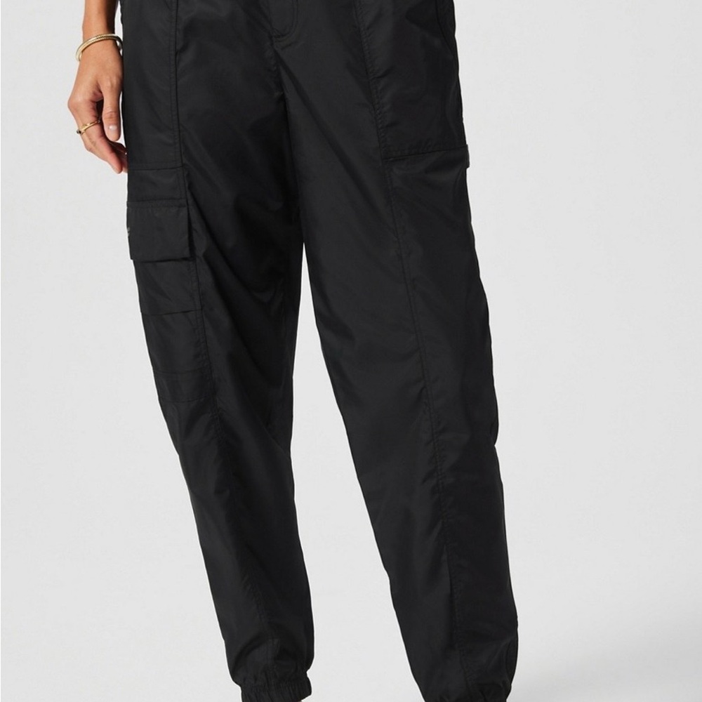 Fabletics Black Cargo Joggers